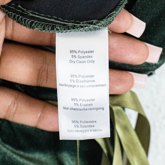 Rachel Antonoff duck jumpsuit Green Velvet Short Sleeve Size XS - Picture 8 of 10